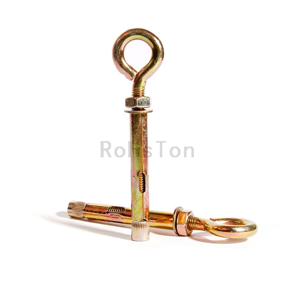 Stainless Steel 304 Eye Hook Expansion Bolt Concrete Wedge Anchor Bolt Zinc Plated Carbon Steel Drop in Sleeve Anchor