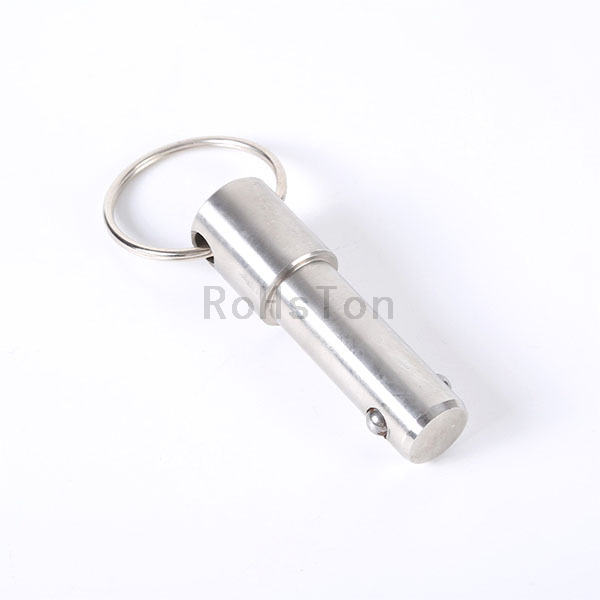 Stainless Steel 304 Quick Release Ball Lock Pin Detent Pin With Pull Ring Handle Spring Loaded Lock Pin