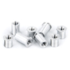 SOA Aluminum Through Hole Threaded Flat Hex Head Self Clinching Standoff For Sheet Metal