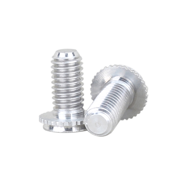 CFHA Aluminium Flat Serrated Thick Head Press Rivet Screw Aluminum Countersunk Head Self Clinching Stud For Sheet Metal