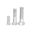 DIN 933 Dacromet Zinc Plated Brass Carbon Steel Half Thread Hex Bolts DIN 931 Stainless Steel 304 Full Thread Hex Head Bolt