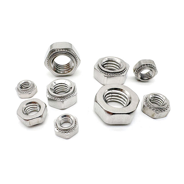 M3 M4 M5 M6 M8 BOBS Plain Stainless Steel 304 Press Fit Hexagon Self Clinching Nut For Sheet Metal