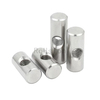 Cylindrical Nut Plain Stainless Steel 304 Insert Dowel Nut Barrel Nut For Furniture