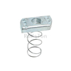 Zinc Plated Carbon Steel Spring Loaded T Nut Plain Stainless Steel 304 Channel Spring Clip Nut For C Profile Steel