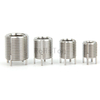 Stainless Steel 303Cu Keensert Zinc Plated Self Locking Threaded Insert Black Oxide Carbon Steel Key Locking Thread Insert for Thread Repair