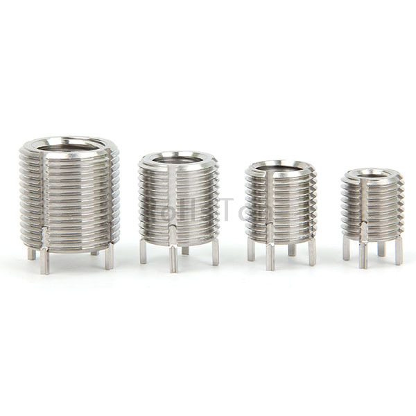 Stainless Steel 303Cu Keensert Zinc Plated Self Locking Threaded Insert Black Oxide Carbon Steel Key Locking Thread Insert for Thread Repair