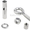 Stainless Steel 304 Eye Hook Expansion Bolt Concrete Wedge Anchor Bolt Zinc Plated Carbon Steel Drop in Sleeve Anchor
