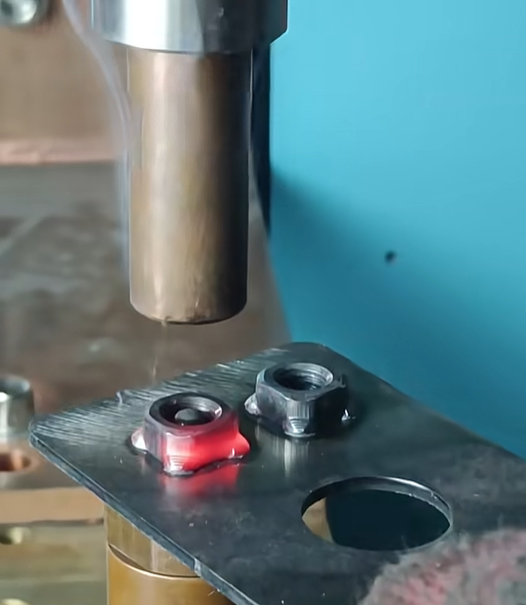 Weld Nut Installation