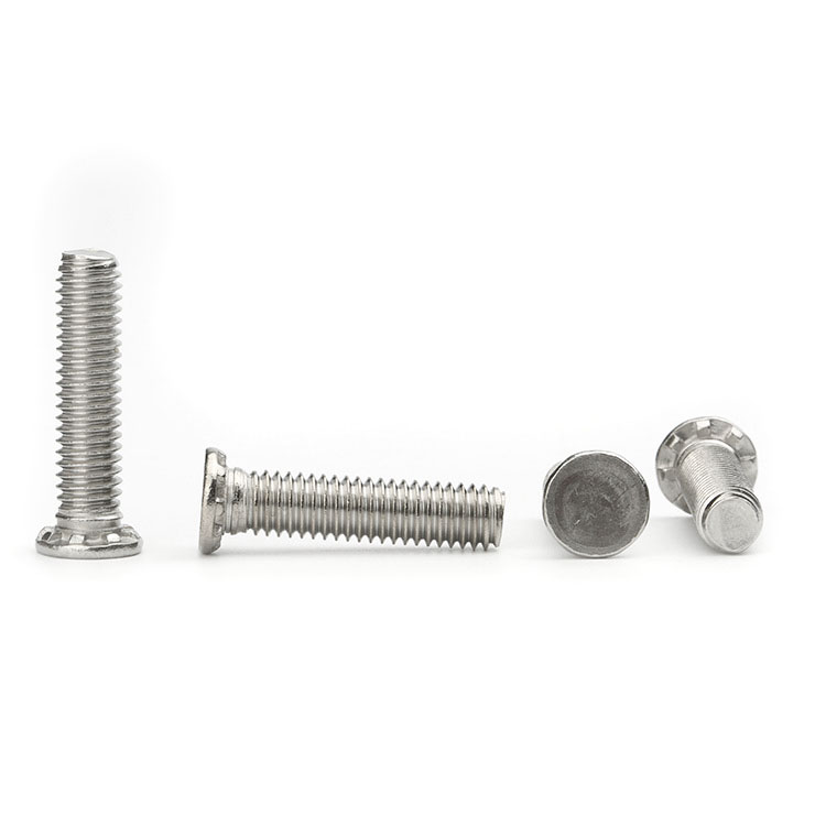 HFHS Plain Stainless Steel Heavy Duty Thick Head Self Clinching Bolt High Strength Self Clinching Stud