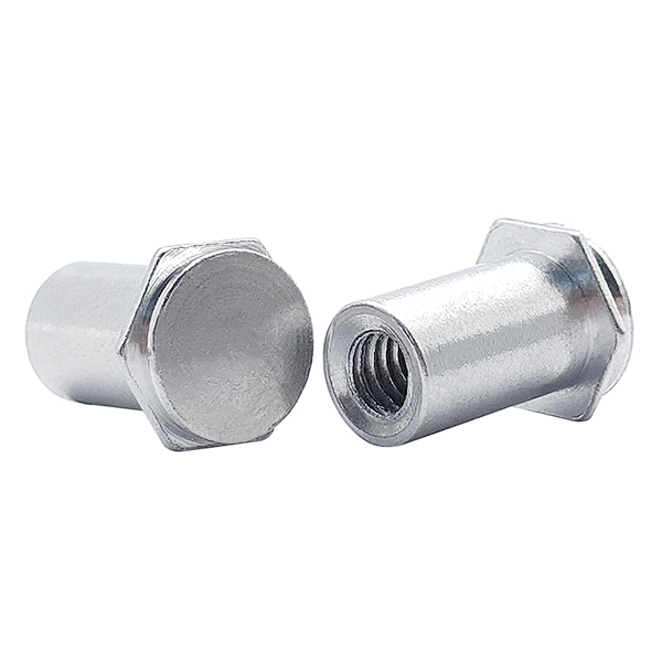 CSOA Aluminium Countersunk Head Threaded Standoff Aluminum Blind Self Clinching Standoff For Sheet Metal