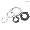 GB805 DIN7967 Plain Stainless Steel 304 Hexagon Tight Nut Black Oxide Anti-loosening Binding Nut Zinc Plated Carbon Steel Self-locking Counter Nut