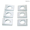DIN435 Zinc Plated Carbon Steel Hardened Beveled Washers Square Bevel Washer Slotted Square Taper Washers for I Sections