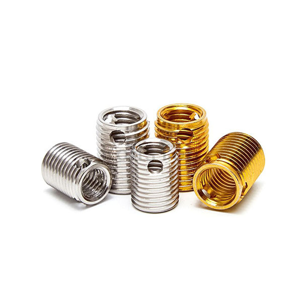Type 307 308 Tapping Insert Zinc Plated Carbon Steel Tap-Lok Inserts Stainless Steel 304 Three Hole Self Tapping Thread Insert (3)