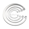 DIN472 GB893 8-250mm M3-M210 Stainless Steel 304 316 Elastic Internal Circlip Retaining Ring for Hole Bore Automotive Tractor Compressor Fasteners