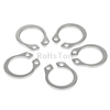 External Shaft Circlip DIN471 GB894 Black Oxide 65Mn Spring Steel C-type Retaining Ring Stainless Steel Elastic Snap Ring For Tractor Harvester Automotive