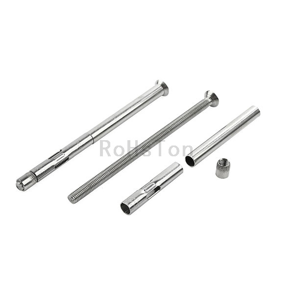 Stainless Steel 304 Expansion Screw Sleeve Anchor Bolt Phillips Drive Carbon Steel Zinc Plated Countersunk Head Window Frame Anchor