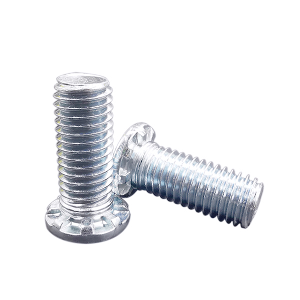 HFH Zinc Plated Carbon Steel Heavy Type Thick Head Self Clinching Bolt Steel Galvanized Self Clinching Stud