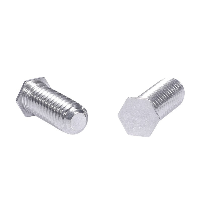 Stainless Steel Hex Head Self Clinching Screw NFHS M3 M4 M5 M6 Hexagon Self Clinching Studs For Sheet Metal