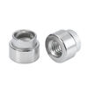 4# 6# 8# 10# 1/4" 5/16" M3 M3.5 M4 M5 M6 M8 M10 M12 ZS Passivated Cylindrical Flare In Nut Plain Self Clinching Nut Stainless Steel Rose Riveting Nut For Sheet Metal