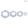 GB805 DIN7967 Plain Stainless Steel 304 Hexagon Tight Nut Black Oxide Anti-loosening Binding Nut Zinc Plated Carbon Steel Self-locking Counter Nut