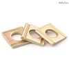 DIN434 Channel Steel Double Slot Square Taper Washer Zinc Plated Carbon Steel Double Groove Square Taper Washers for U-sections
