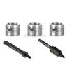 Type 307 308 Tapping Insert Zinc Plated Carbon Steel Tap-Lok Inserts Stainless Steel 304 Three Hole Self Tapping Thread Insert
