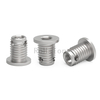 307H Type Brass Flange Self Tapping Threaded Insert Zinc Plated Three Hole Threaded Bushing Plain Stainless Steel 304 Self Tapping Insert Nut