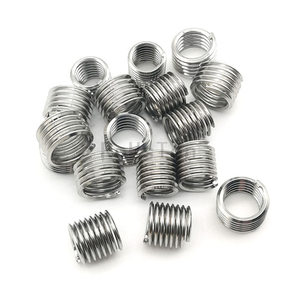 304 Stainless Steel Helicoils Tangless No Handle Threaded Bushing Thread Repair Sleeve Tailless Wire Thread Insert