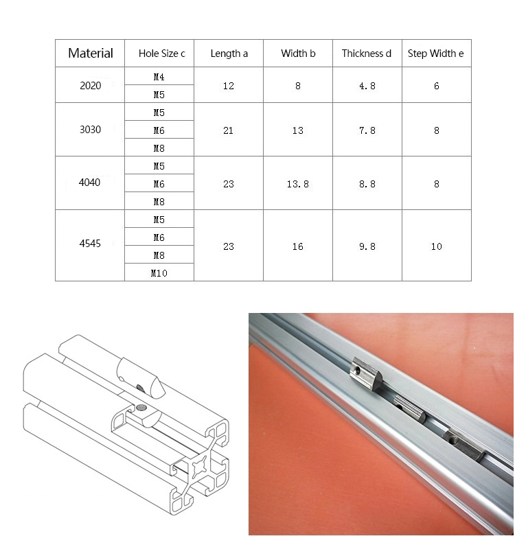 Spring Loaded Ball T Nut Installation Method