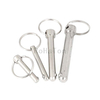 Stainless Steel 304 Quick Release Ball Lock Pin Detent Pin With Pull Ring Handle Spring Loaded Lock Pin