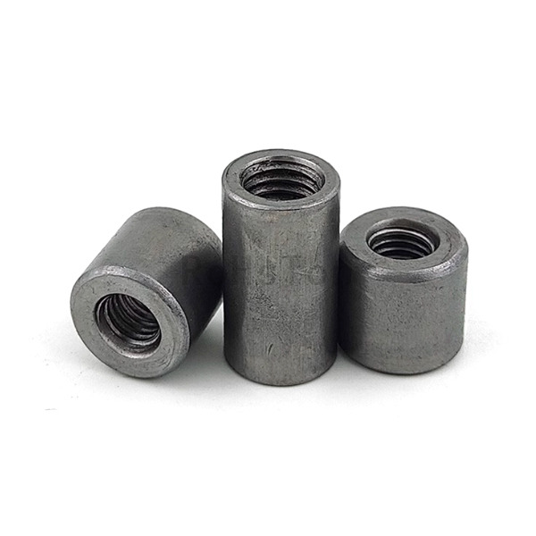 Stainless Steel Elongated Thickened Sleeve Nut Tubular Joint Connector Round Coupling Nut Carbon Steel Cylindrical Weld Nut