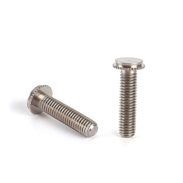 CHC Flat Serrated Head Press Rivet Screw Stainless Steel Countersunk Head Self Clinching Stud For Sheet Metal