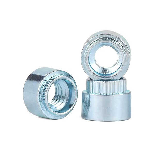 4# 6# 8# 10# 1/4" 5/16" M3 M3.5 M4 M5 M6 M8 M10 M12 Z Zinc Plated Cylindrical Flare In Nut Galvanized Self Clinching Nut Carbon Steel Rose Riveting Nut For Sheet Metal