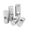 Cylindrical Nut Plain Stainless Steel 304 Insert Dowel Nut Barrel Nut For Furniture