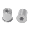 DSOS Plain Stainless Steel Through Hole Serrated Knurled Head Threaded Self Clinching Standoff For Sheet Metal