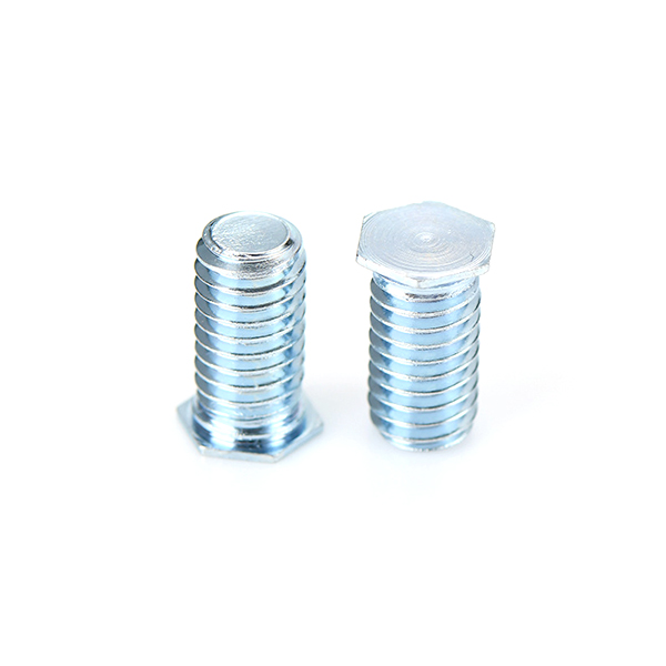 Zinc Plated Carbon Steel Hex Head Self Clinching Screw NFH M3 M4 M5 M6 Galvanized Hexagon Self Clinching Studs For Sheet Metal