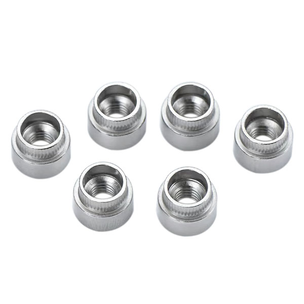 4# 6# 8# 10# 1/4" 5/16" M3 M3.5 M4 M5 M6 M8 M10 M12 ZS Passivated Cylindrical Flare In Nut Plain Self Clinching Nut Stainless Steel Rose Riveting Nut For Sheet Metal