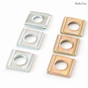 DIN434 Channel Steel Double Slot Square Taper Washer Zinc Plated Carbon Steel Double Groove Square Taper Washers for U-sections
