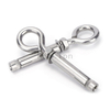Stainless Steel 304 Eye Hook Expansion Bolt Concrete Wedge Anchor Bolt Zinc Plated Carbon Steel Drop in Sleeve Anchor