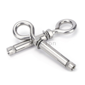 Stainless Steel 304 Eye Hook Expansion Bolt Concrete Wedge Anchor Bolt Zinc Plated Carbon Steel Drop in Sleeve Anchor