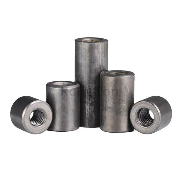 Stainless Steel Elongated Thickened Sleeve Nut Tubular Joint Connector Round Coupling Nut Carbon Steel Cylindrical Weld Nut