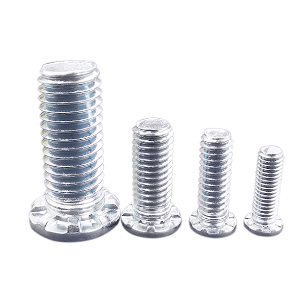 HFH Zinc Plated Carbon Steel Heavy Type Thick Head Self Clinching Bolt Steel Galvanized Self Clinching Stud