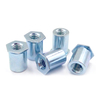 Through Hole Half All Threaded Zinc Plated Carbon Steel Hex Flat Head Self Clinching Standoffs