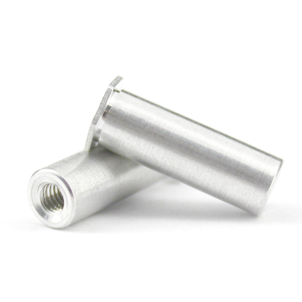 Inch Metric BSOA Plain Aluminum Blind Hex Flat Head Threaded Self Clinching Standoff For Sheet Metal