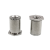 SOSG Stainless Steel Hex Head Annular Serrated End Through Hole Threaded Grounding Standoff Self Clinching Standoff For Sheet Metal