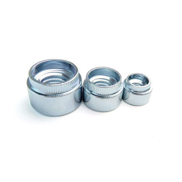 4# 6# 8# 10# 1/4" 5/16" M3 M3.5 M4 M5 M6 M8 M10 M12 Z Zinc Plated Cylindrical Flare In Nut Galvanized Self Clinching Nut Carbon Steel Rose Riveting Nut For Sheet Metal