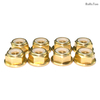 ISO7043 DIN6926 EN1663 GB6183 Standard Self Locking Nut Brass Hexagon Flange Nylon Lock Nut Nyloc Nut With Flange