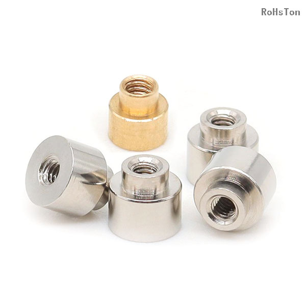 SMTSO SMTSOB Steel Soldering Threaded Standoff Spacer PCB Tin Plated Brass Welding Patch Nut Weld Chip Nut For PC Board