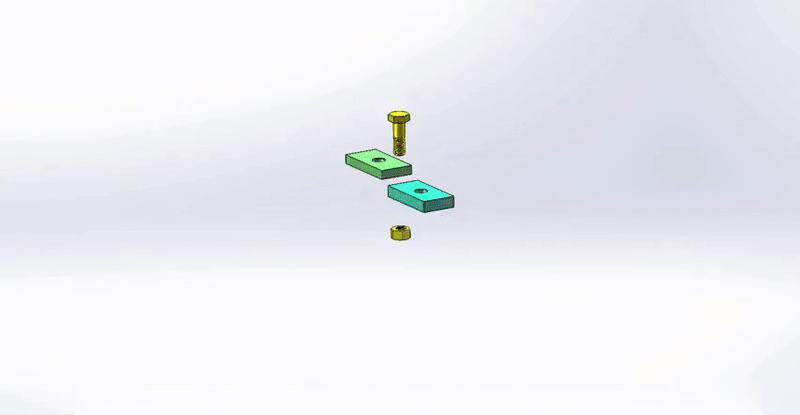 Instalación de perno hexadecimal