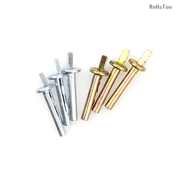 Carbon Steel Galvanized Knock In Type Expansion Wedge Anchor Steel Zinc Plated Hammer Drive Ceiling Anchor